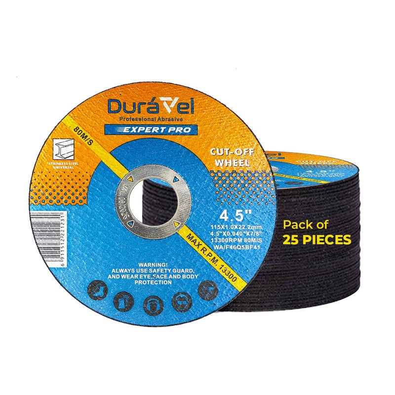 درافل قرص قطع دورافيل إكسبرت برو 4.5 بوصة - عبوة من 25 قطعة - Image 1